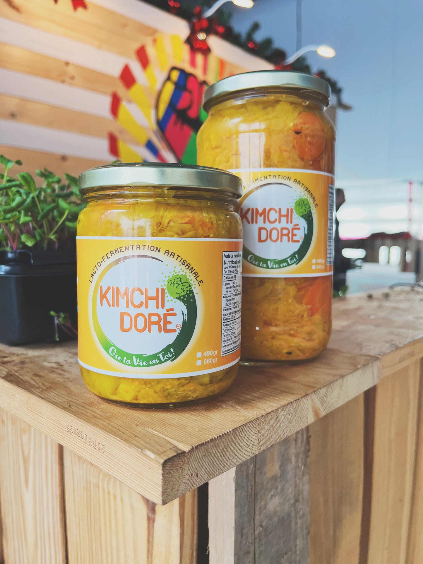 Kimchi et choucroute